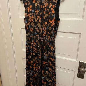 THML Long Floral Print Dress.